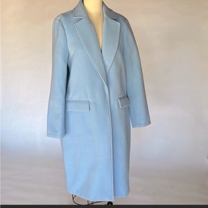 VINCE Camuto Blue Single Breasted Coat